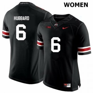 NCAA Ohio State Buckeyes Women's #6 Sam Hubbard Black Nike Football College Jersey BIA1045FH